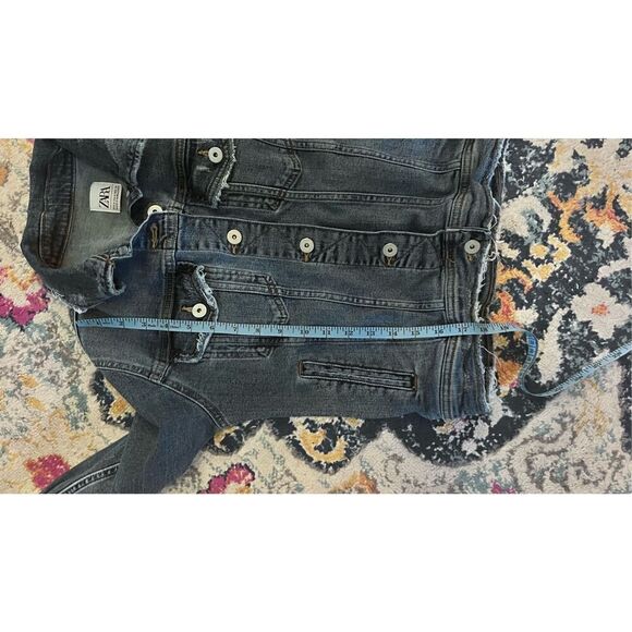ZARA JEAN JACKET WOMENS SIZE M - Picture 9 of 10